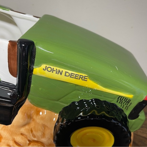 Vintage John Deere Ceramic Tractor Planter Licensed Product Gibson USA - Picture 10 of 10